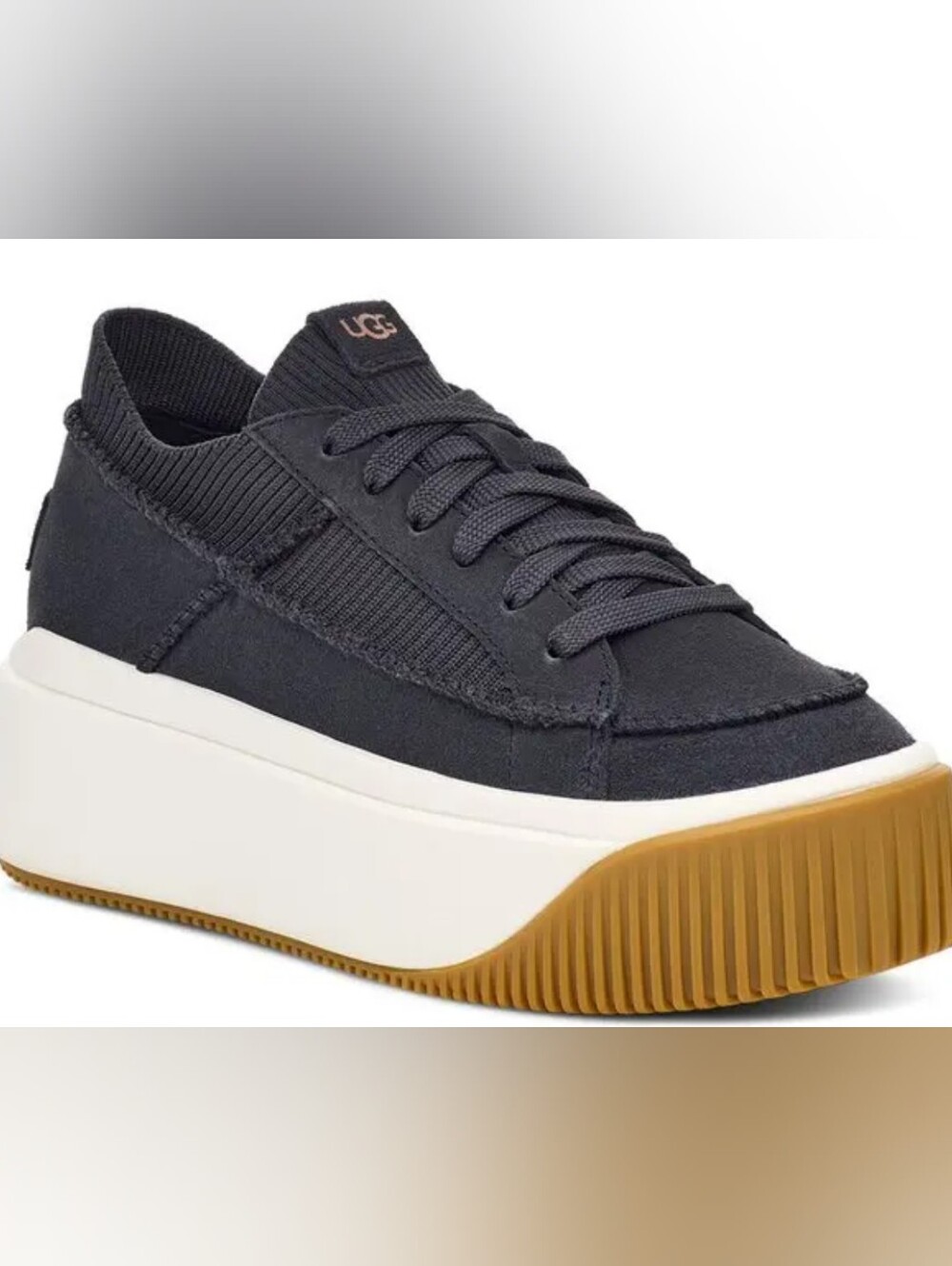 UGG EZ-Duzzit Platform Sneakers Size 6.5 Used Like New
